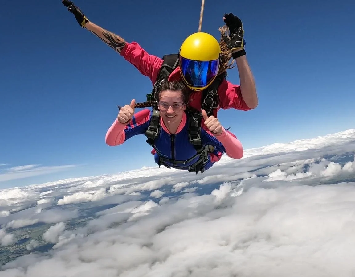 Alt='Skydiving charity fundraiser'